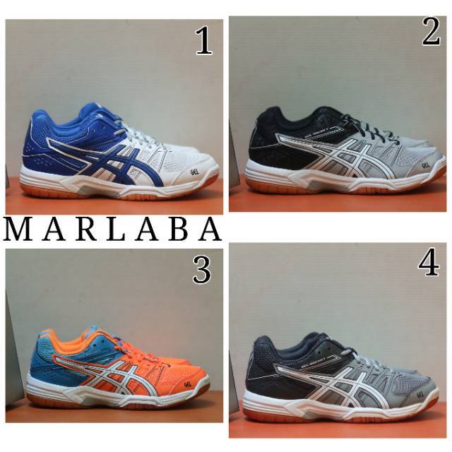  Sepatu  Asics  Gel  Rocket  Original Badminton Volly  Sport 