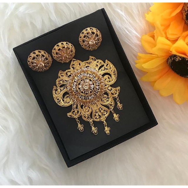 GIWANG BALI ALPAKA SET PERHIASAN