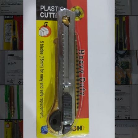 

Amtech Plastic Cutter Acrylic Akrilik Mika Heavy Duty 5 Pcs Blade