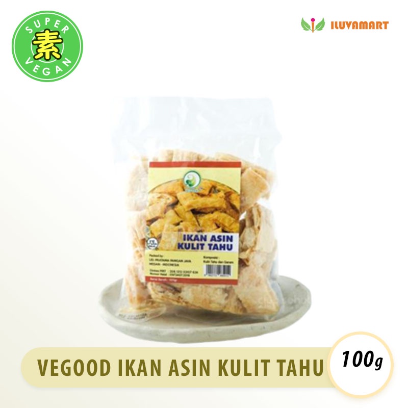 

Vegood Ikan Asin Kulit Tahu 100gr Ikahu Asin Vegan Vegetarian