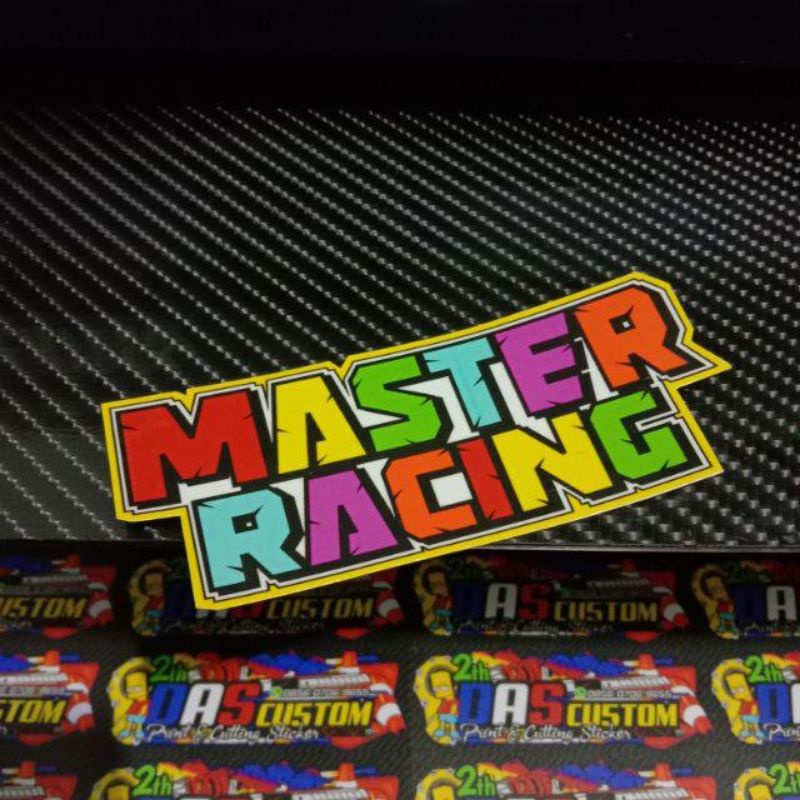 sticker printing MASTER RACING