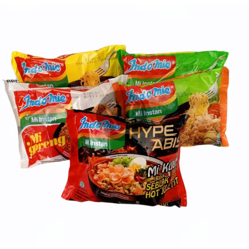 Mie Instan Indomie Mie Indomie Goreng, Kuah Kari Ayam Soto, Spesial All Varian