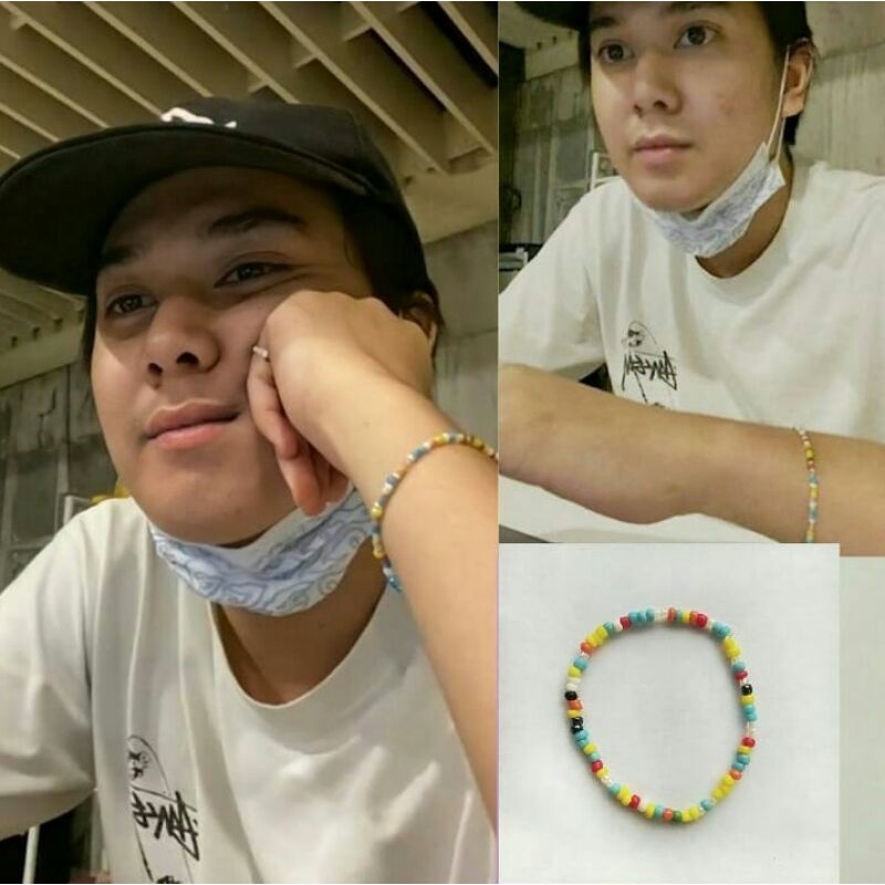 IQBAAL DHIAFAKHRI RAMADHAN BRACELET | BEADS BRACELET GELANG MANIK KOREA KPOP