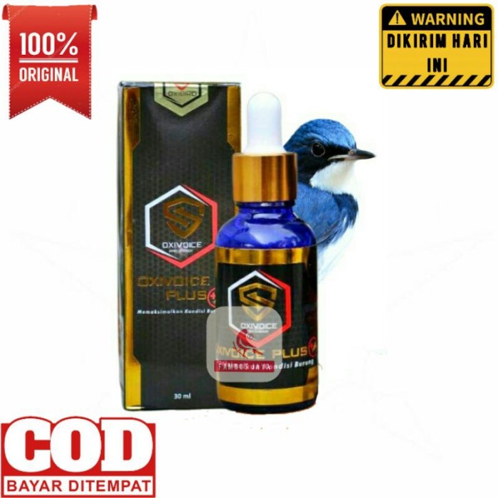 Dftoiutamtam Oxivoice+ Plus Oxibird Vitamin Penambah Energy Burung Kacer Murai Ijo