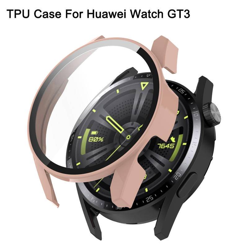 Case Pelindung Bahan TPU Ukuran 46mm Untuk Huawei Watch GT3 GT2 Pro 42 46 MM GT2E Watch3 Pro 46 48mm Honor Magic2