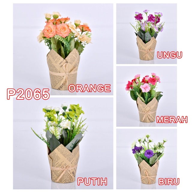 Bunga plastik / bunga dekorasi / p2065-1