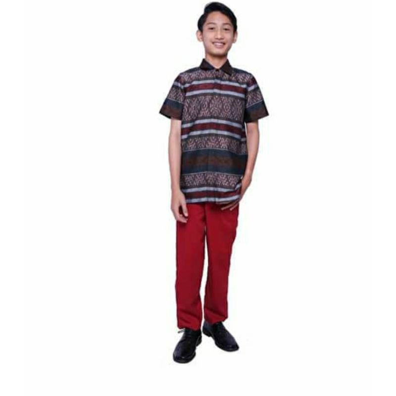 ELZATTA HIJAB SARIMBIT STELAN KOKO ANAK LENGAN PENDEK MOTIF SRMBT GILDA BOY