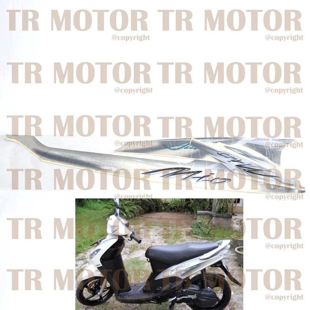 Stiker Motor Mio 2009 Sticker Striping Lis Full Set Motor