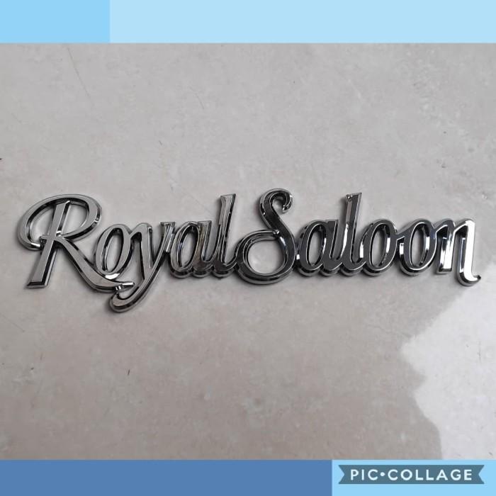 emblem tulisan ROYAL SALOON untuk toyota crown