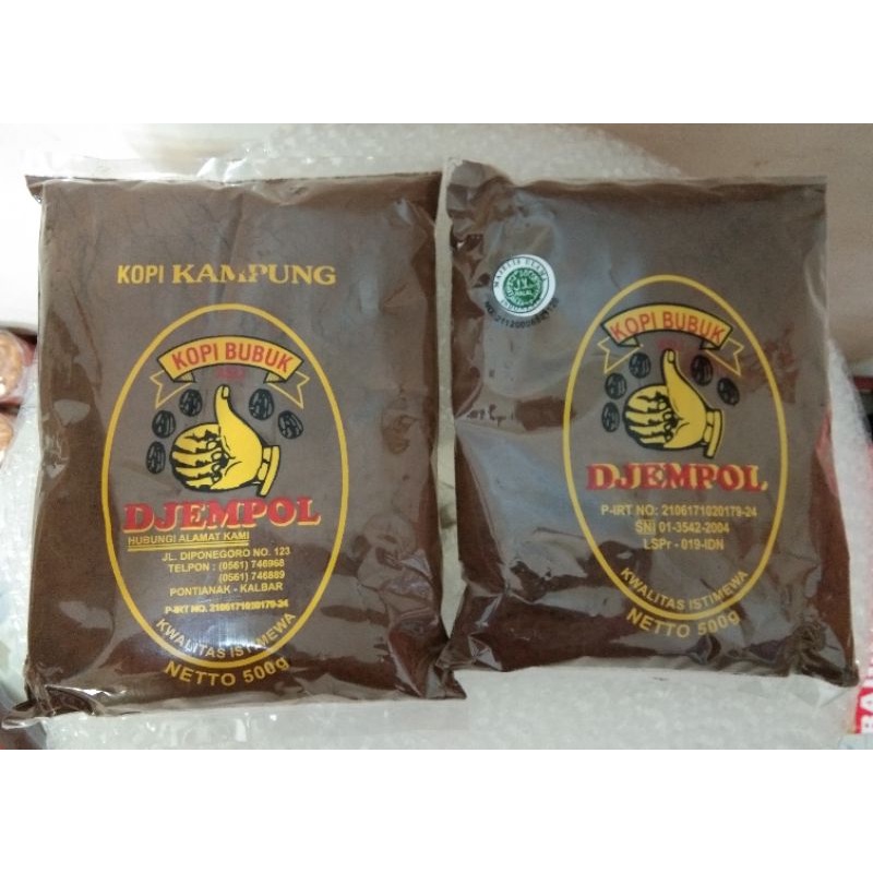 

Kopi Kampung Cap Djempol (500g) Kopi Bubuk Khas Pontianak / Kopi Jempol / Kopi Djempol Pontianak / Kopi Hitam Khas Kalbar / Kopi Legendaris / Bubuk Kopi Robusta