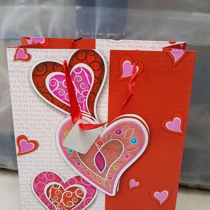 

paper bag /kantong belanja/kemasan ekslusif/kado valentine