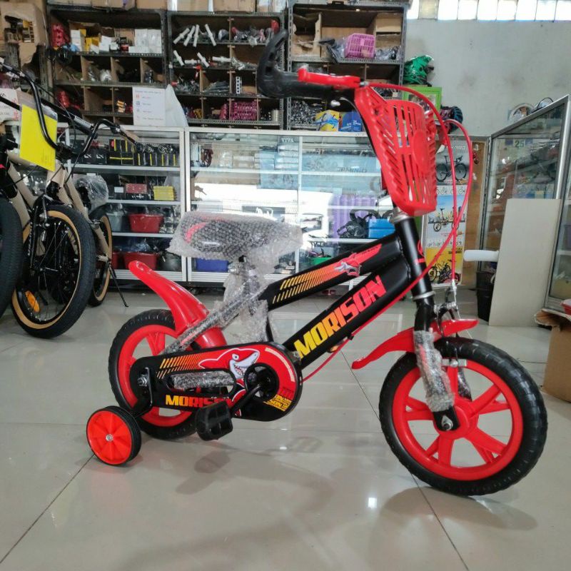 Jual full bike sepeda anak ukuran 12 model ban mati ban Eva ban busa