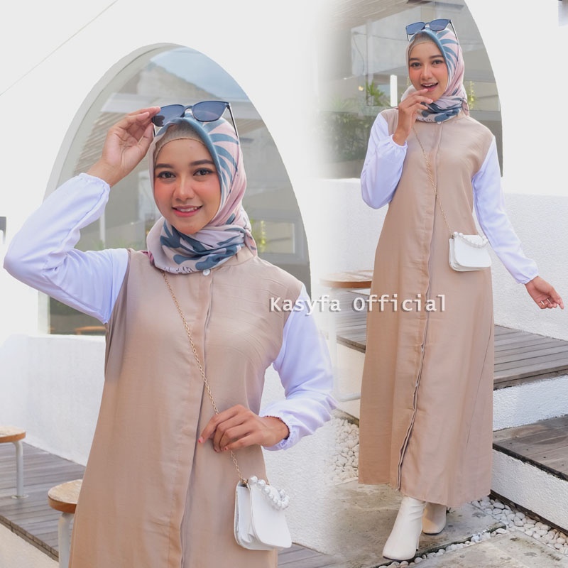 GAMIS JETTY BUSUI DAILY DRESS KOMBI WARNA