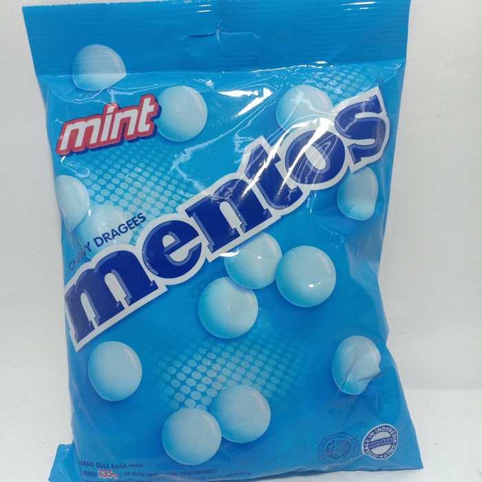 Permen Mentos mint berat 135 gr isi 50 pcs