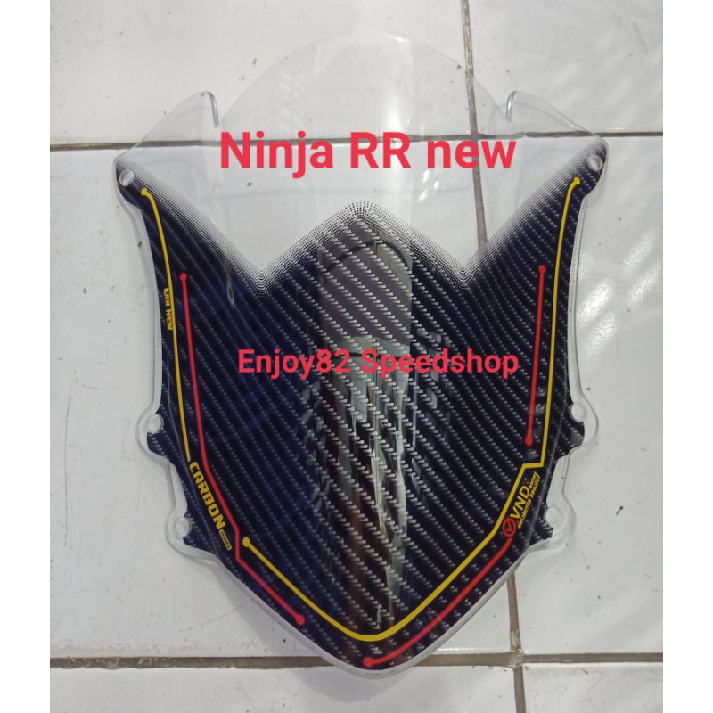 Visor atau Winsiel Ninja RR New Vnd Carbon bening
