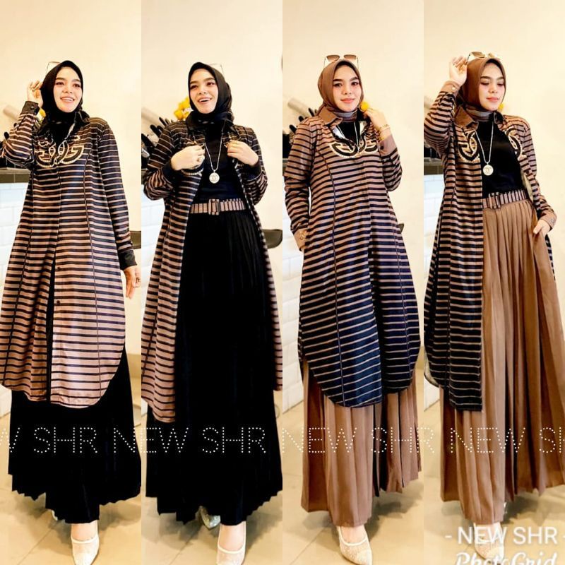 " NEW " SET ROK & TUNIK SCUBA SHR ORI 100%