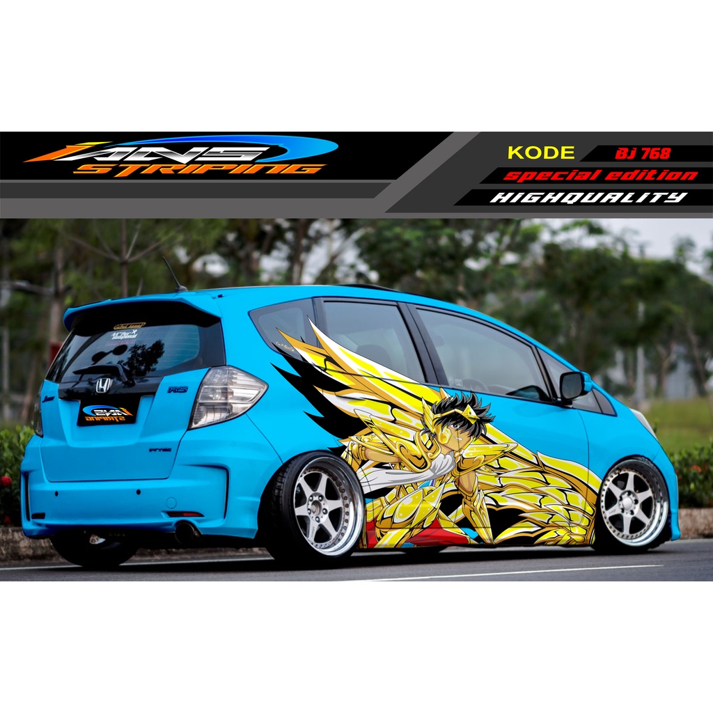 STICKER DECAL MOBIL HONDA BRIO AGYA JAZZ AVANZA YARIS / DECAL STICKER MOBIL JAZZ / STIKER MOBIL