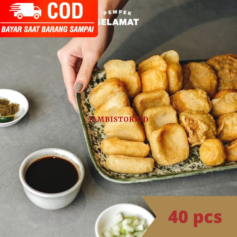 

(JAMBISTOREID) Pempek Selamat Jambi Paket M 40 pcs Campur Rekomendasi Oleh-Oleh Sumatera bisa COD