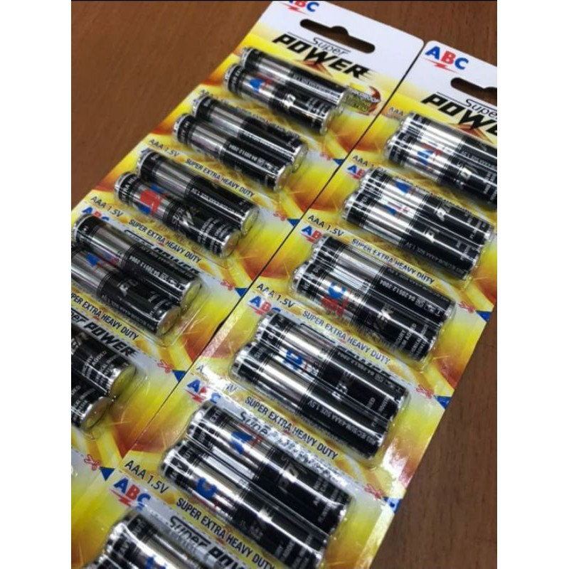 BATERAI/BATTERY/BATTERAI/BATRE ABC SUPER POWER AAA 1.5V PROMO CUCI GUDANG