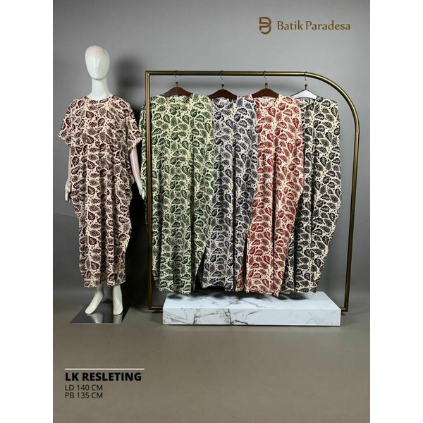 Daster Batik Pekalongan Longdress Kalong All Size Resleting Busui Friendly Batik Paradesa By Batik H