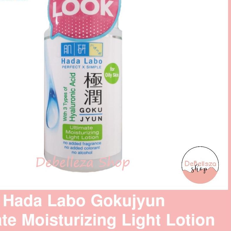 ❀ TONER HADA LABO Gokujyun Ultimate Moisturizing Light Lotion 100ml [Garis hijau] ☀