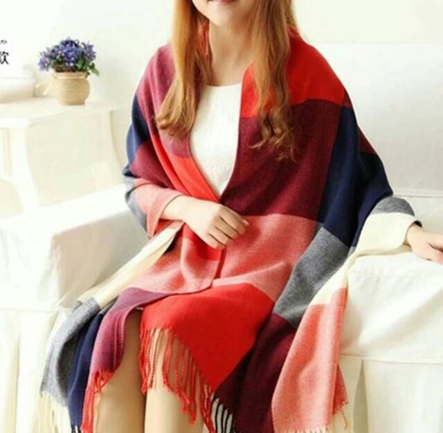 SYAL / SCARF FASHION WARM / HANGAT WINTER CASHMERE WOOL