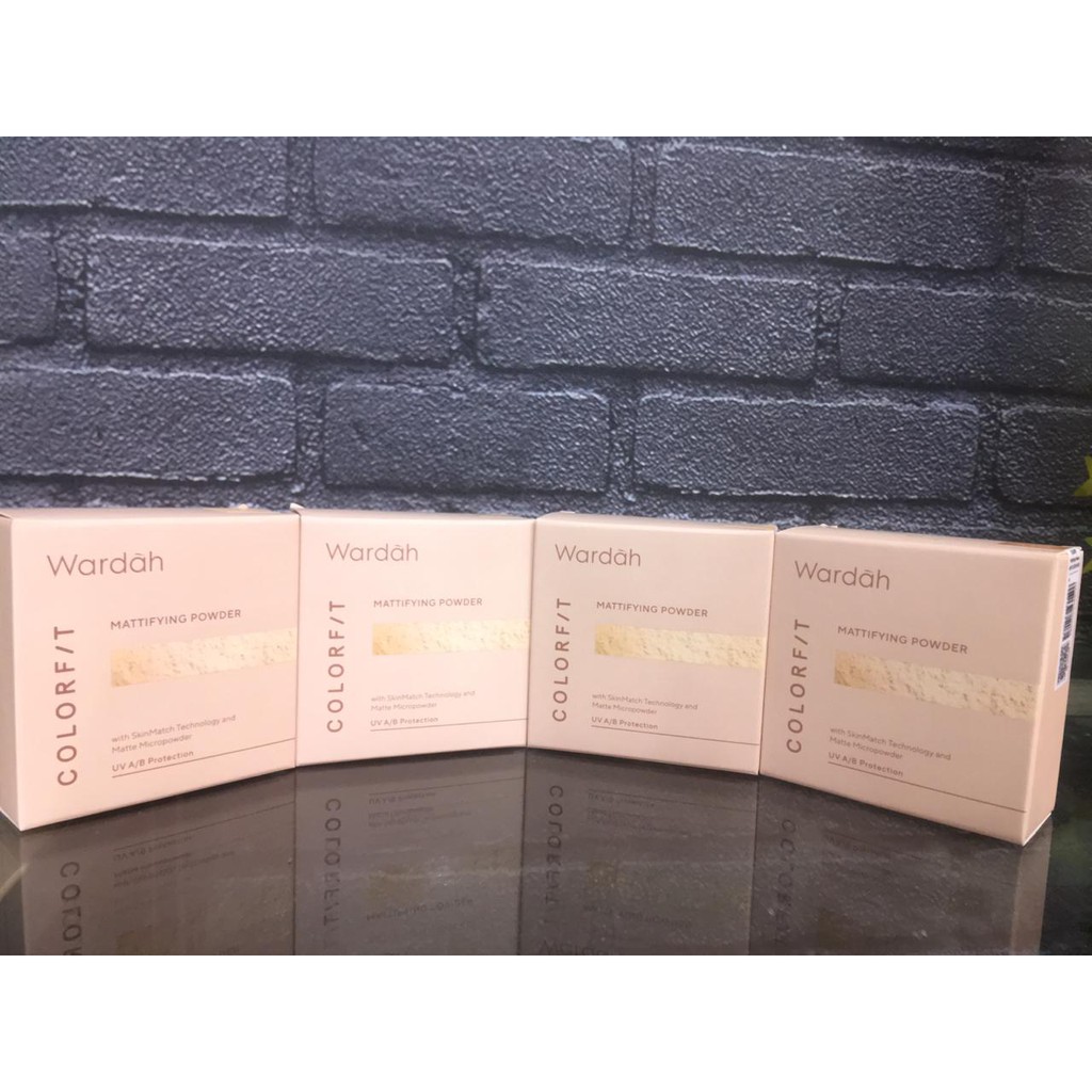 WARDAH COLORFIT MATTIFYING POWDER UV A/B PROTECTION