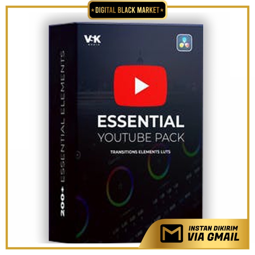 Youtube Essential Pack - Davinci Resolve 16