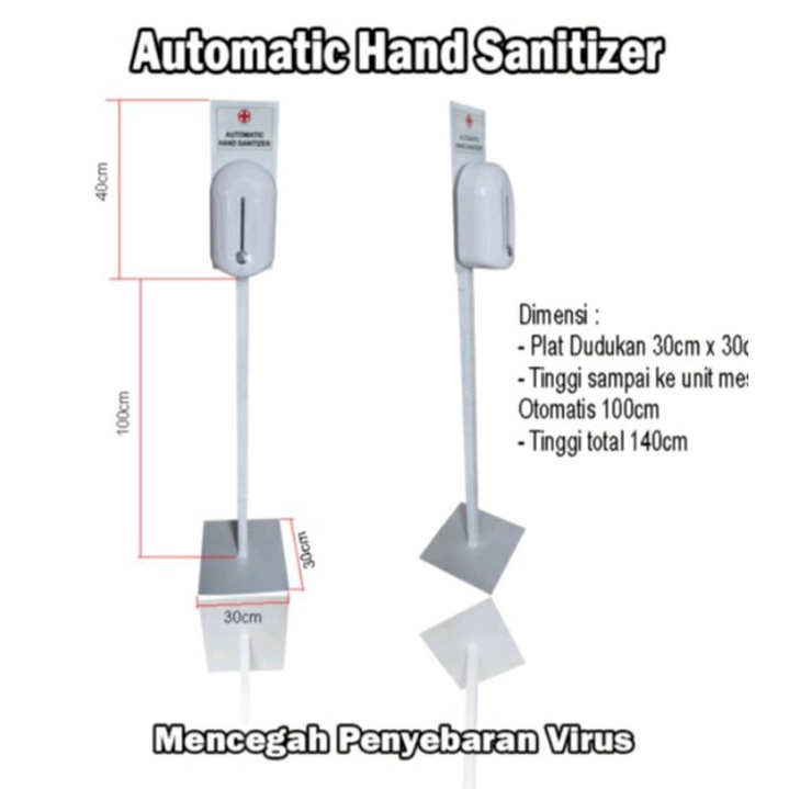 standing authomatic hand sanitizer