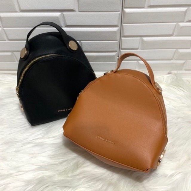 Charles n keith dome mini bagpack original
