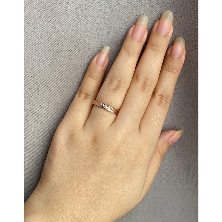 [ Model Baru ] Cincin Titanium Mini Korea Wanita Cocok Untuk pesta hadiah trendy CK154