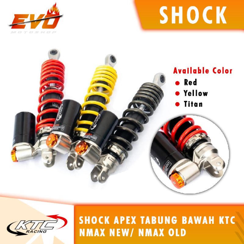 shock ktc nmax old/new tabung bawah Apex