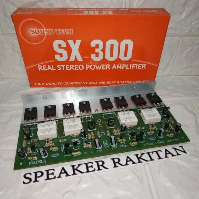 Kit Power Amplifier Stereo SX-300