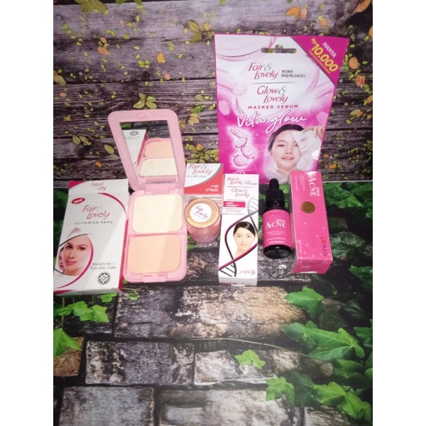 PAKET LENGKAP FAIR AND LOVELY 5IN1 ORIGINAL BPOM