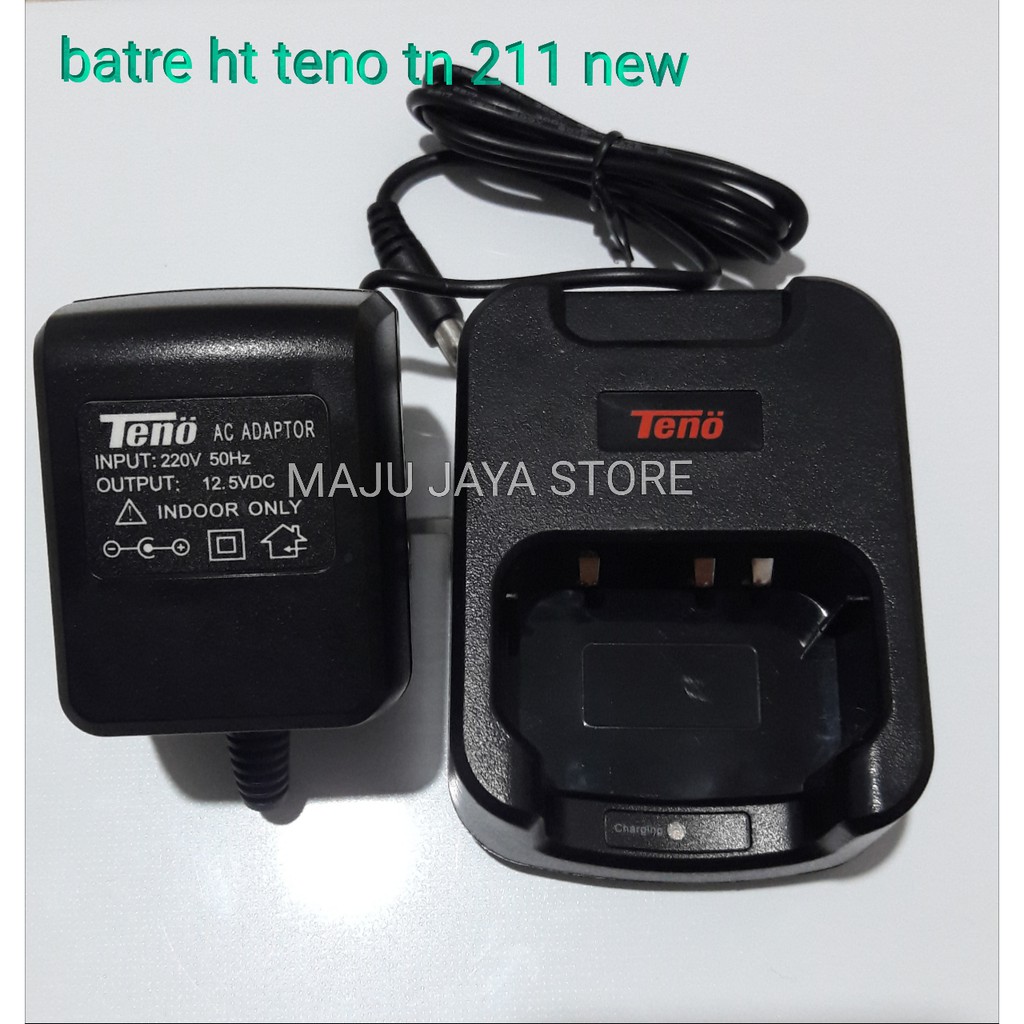 PAKET CHARGER & ADAPTOR HT HANDY TALKY TENO TN 211 NEW
