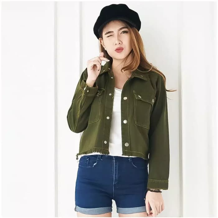 93 Model Jaket Levis Wanita Bogor Jawa Barat HD Terbaru