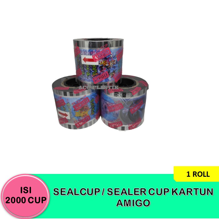 2000CUP SEAL CUP AMIGO LID CUP POLOS KARTUN BUAH 2000 CUP SEAL CUP AMIGO