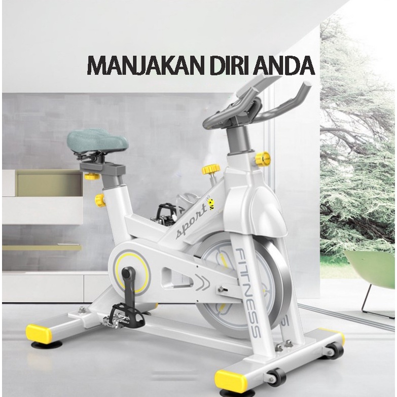 YEESALL sepeda statis | sepeda statis alat fitness | sepeda berputar