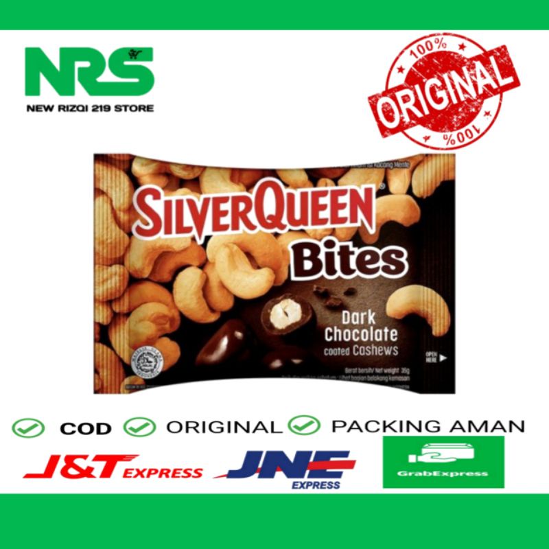 

Silverqueen Bites Dark 35g - Silver Queen