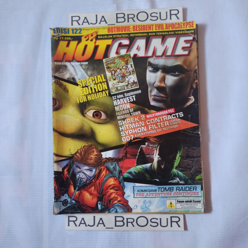 Majalah tip dan trik hotgame edisi 122 minggu ke 2 Juli 2004