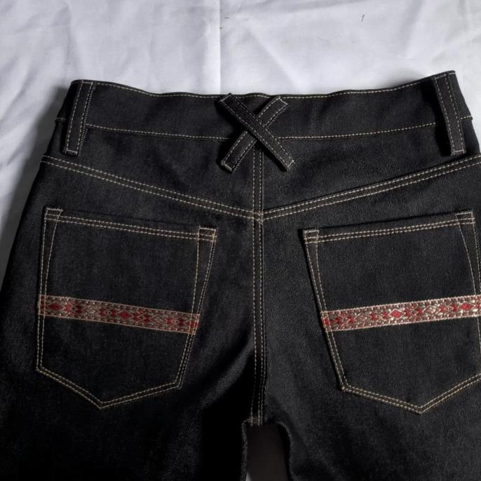 denim black indigo selvedge
