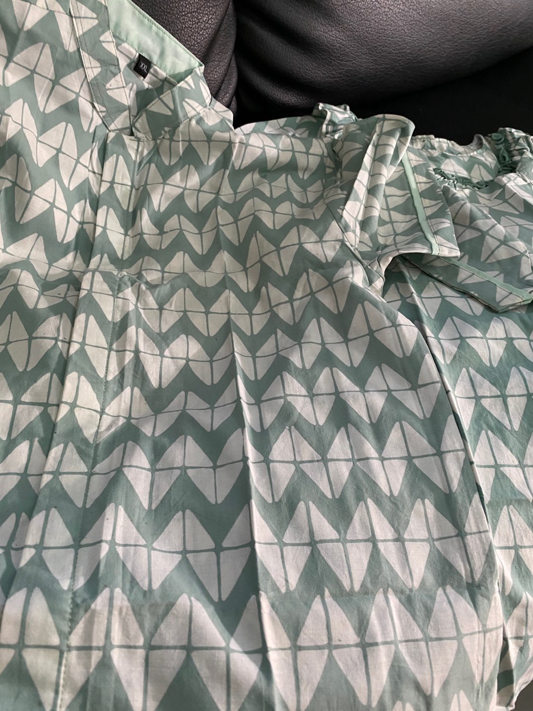 Batik Anak Warna Mint