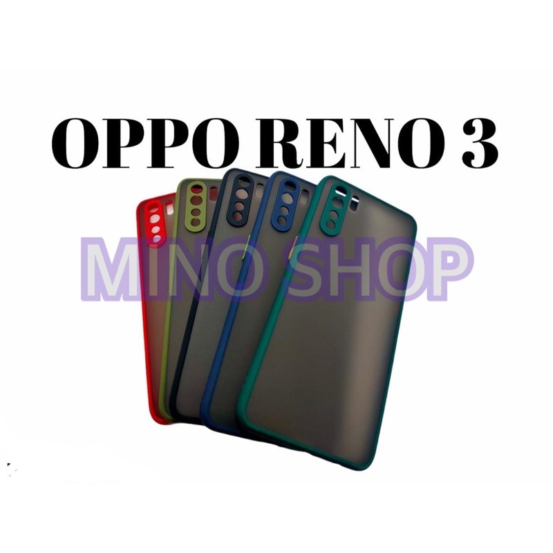 SOFTCASE OPPO RENO 3 - HARDCASE DOVE MYCHOICE PLUS PELINDUNG KAMERA - AERO CASE