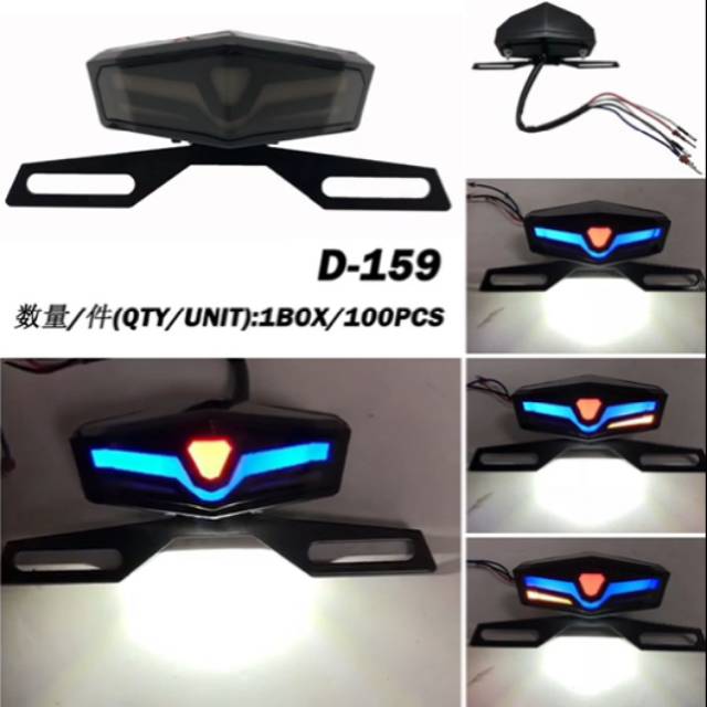 Lampu Stop Rem Stop Lamp Led Plus Sen KLX RX King R15 R25 CB150R CBR New UNIVERSAL RUBAHAN