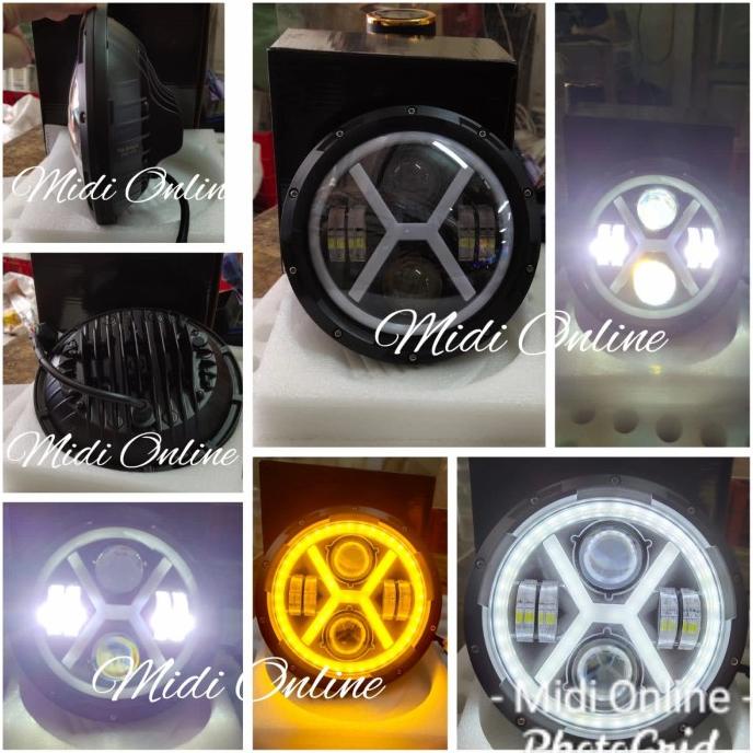 Lampu Tembak Sorot Jeep - Lampu Daymaker 7 Inchi - Lampu Foglamp Mobil