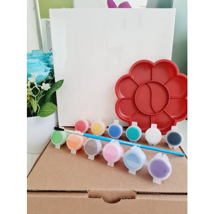 

PAKET CERIA Set Canvas Lukis Lengkap Murah