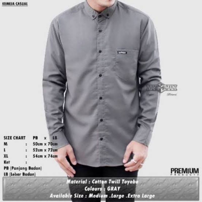 KEMEJA DISTRO LENGAN PANJANG