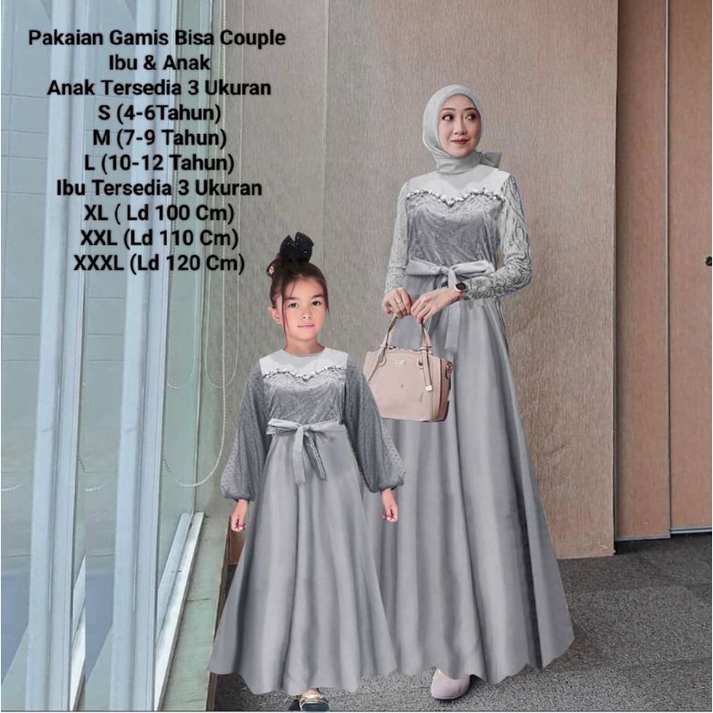 COD☑️PRODUK TERBARU/PAKAIAN GAMIS BISA COUPLE IBU DAN ANAK MAXI/MAXI AMBERLI DRESS 3 SIZE XL-XXL-XXXL/MAXI AMBERLI KIDS 3 SIZE S-M-L/PAKAIN MUSLIM WANITA TERBARU/PAKAIAN GAMIS WANITA TERBARU/GOOD QUALITY