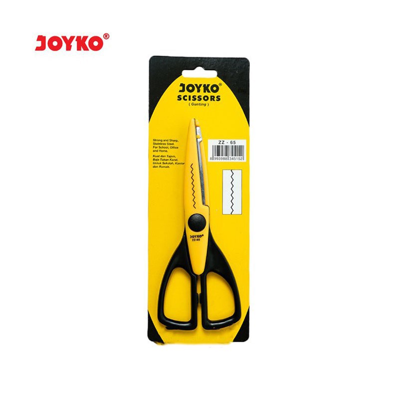 

Joyko gunting Scissors ZZ65/ Gunting Zigzag/ Gunitng Gerigi