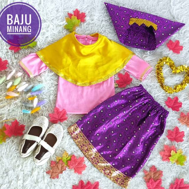 Baju Adat Minang Kostum Bayi Newborn Photography Baju Adat Anak